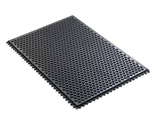 Black esd anti-fatigue mat with round ball.png