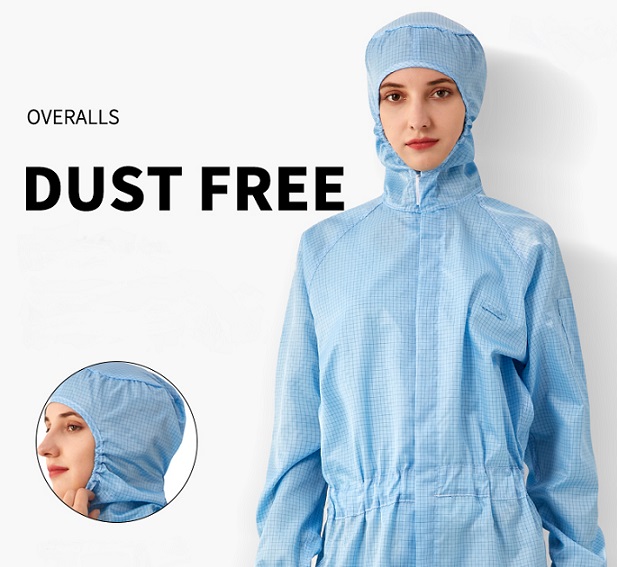 Cleanroom ESD grid clothing laboratory clean work clothes SP-GAR-11