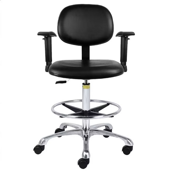 ESD Chair with foot ring and Arm Rest SP-CHA10-1